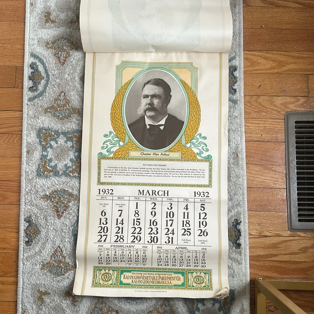 president calender